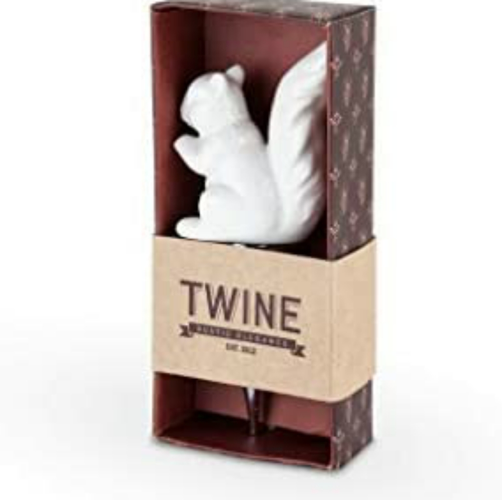 3/$30 Squirrel Bottle/ Wine Stopper from Twine